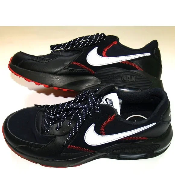Nike Air Max Excee Sport Black Red Silver Sneakers Shoes DM0832-001 Men's 8.5 - Picture 1 of 14